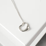 ティファニー オープンハート ネックレス シルバー925