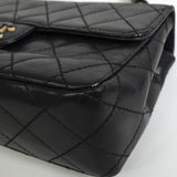 シャネル ココマーク マトラッセ ターンロック ラムスキン プラスチックチェーン ショルダーバッグ ブラック 6番台7桁 - NEWSED