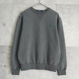 ポロ ラルフローレン ポニーロゴ スウェット グレー