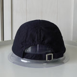 メゾン キツネ ロゴ 刺繍 キャップ 帽子 ネイビー