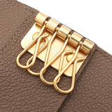 サンローラン YSLロゴ 4連 キーケース グレージュ 箱付き