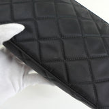 プラダ キルティング トライアングルロゴ テスート ナイロン 2way ショルダーバッグ チェーン ハンドバッグ ブラック