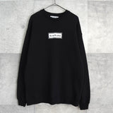 アクネ ストゥディオズ ロゴパッチ スウェット ブラック