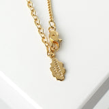 クレージュ ヴィンテージ ロゴ ネックレス GP ゴールド