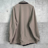 イヴ サンローラン ヴィンテージ YSLロゴ ブルゾン ベージュ メンズ