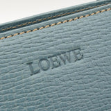 ロエベ ロゴ レザー トートバッグ ブルー レディース