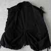 コムデギャルソン 1990年製 変形 ジッパー ベスト レディース ブラック