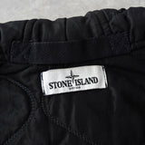 ストーンアイランド コンパスバッジ ムソラゴマータ フーデッドジャケット ブラック メンズ