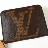ルイヴィトン ジャイアント・モノグラム ジッピーコインパース 財布 ブラウン M69354