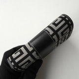 ジバンシィ ヴィンテージ Gロゴ キャンバス / レザー 二つ折り財布 グレー / ブラック 箱付き