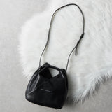 エムエムシックス メゾン マルジェラ レザー ジャパニーズバッグ クロスボディ ショルダーバッグ ブラック