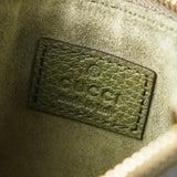 グッチ ロゴ レザー フラグメントケース カードケース パスケース カーキ 725550 - NEWSED