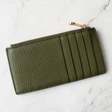 グッチ ロゴ レザー フラグメントケース カードケース パスケース カーキ 725550 - NEWSED