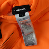 ディーゼル バックロゴ リバーシブル MA-1 メンズ ブラック / オレンジ