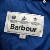 バブアー スエード切り替え キルティングジャケット ブラック