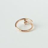 カルティエ ジャストアンクル スモールモデル 750 ピンクゴールド 指輪 リング 18K 18金 サイズ46 / 8号 箱付き - NEWSED