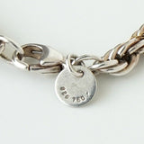 ティファニー ツイストチェーン 750 × 925 ブレスレット 18K 18金 シルバー925 - NEWSED