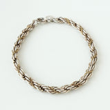 ティファニー ツイストチェーン 750 × 925 ブレスレット 18K 18金 シルバー925 - NEWSED