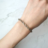 ティファニー ツイストチェーン 750 × 925 ブレスレット 18K 18金 シルバー925 - NEWSED