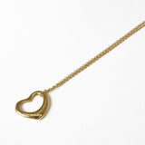 ティファニー オープンハート ゴールド ネックレス 750 K18 - NEWSED