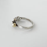 ティファニー ラブノット 750 × SV925 指輪 リング 18K 18金 シルバー925 9.5号 - NEWSED