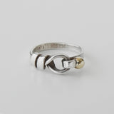 ティファニー ラブノット 750 × SV925 指輪 リング 18K 18金 シルバー925 9.5号 - NEWSED