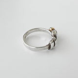 ティファニー ラブノット 750 × SV925 指輪 リング 18K 18金 シルバー925 9.5号 - NEWSED