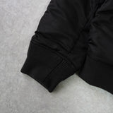 ディーゼル バックロゴ リバーシブル MA-1 メンズ ブラック / オレンジ