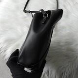 エムエムシックス メゾン マルジェラ レザー ジャパニーズバッグ クロスボディ ショルダーバッグ ブラック