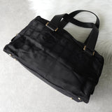 シャネル 7桁7番台 ニュートラベルライン ボーリングバッグ ハンドバッグ 肩掛け ブラック - NEWSED