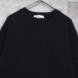 ストーン アイランド ガーメントダイ スウェット ブラック メンズ