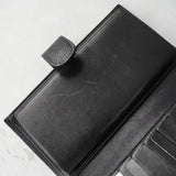 シャネル 7桁8番台 ココマーク キャビアスキン スナップボタン 二つ折り財布 ブラック ギャランティーカード付き - NEWSED