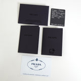 プラダ キルティング トライアングルロゴ テスート ナイロン 2way ショルダーバッグ チェーン ハンドバッグ ブラック