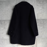 バーバリー ヴィンテージ カシミヤ混紡 ウールコート ブラック