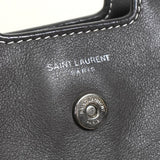 サンローラン ベイビーカバス レザー 2way ハンドバッグ ショルダーバッグ グレー