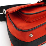 クリスチャン ディオール ハードコア ロゴ ナイロンキャンバス チェーン 2way ハンドバッグ ショルダーバッグ レッド / ブラック