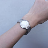 イヴサンローラン 4620-E62275 YO0030688 SS×QZ 白文字盤 腕時計 電池交換済み