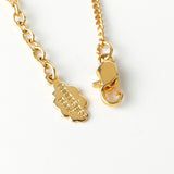 クレージュ ヴィンテージ ラウンド ロゴ ネックレス GP ゴールド