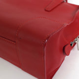 ロエベ ロゴ レザー ミニ ハンドバッグ レッド