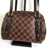 ルイ ヴィトン ダミエ リヴィントンPM トートバッグ ハンドバッグ ブラウン N41157