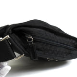 プラダ トライアングルロゴ テスート ポコノ ナイロン ショルダーバッグ ブラック