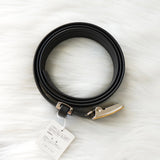 バーバリー ヴィンテージ ホースロゴ 差し込み式 ベルト ブラック メンズ デッドストック 箱付き