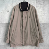 イヴ サンローラン ヴィンテージ YSLロゴ ブルゾン ベージュ メンズ