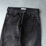 バレンシアガ ウォッシュ加工 デニム ブラック レディース