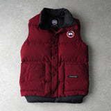 カナダグース ダウンベスト レッド