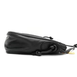 ロエベ アナグラム レザー ショルダーバッグ ブラック