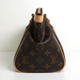 ルイ・ヴィトン モノグラム ティボリPM レザー ハンドバッグ ブラウン M40143