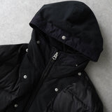 アクネ ストゥディオズ フーデッド ダウンコート ダウンジャケット ブラック