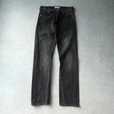 バレンシアガ ウォッシュ加工 デニム ブラック レディース