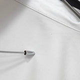 イヴ サンローラン ヴィンテージ YSLロゴ ブルゾン ジャケット ホワイト / ネイビー